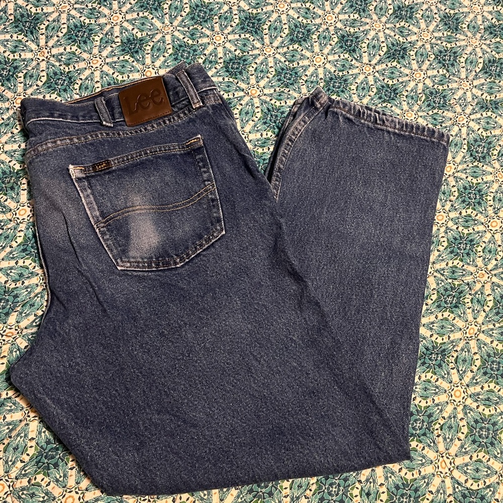 Lee Men's Classic Indigo Relaxed Jeans